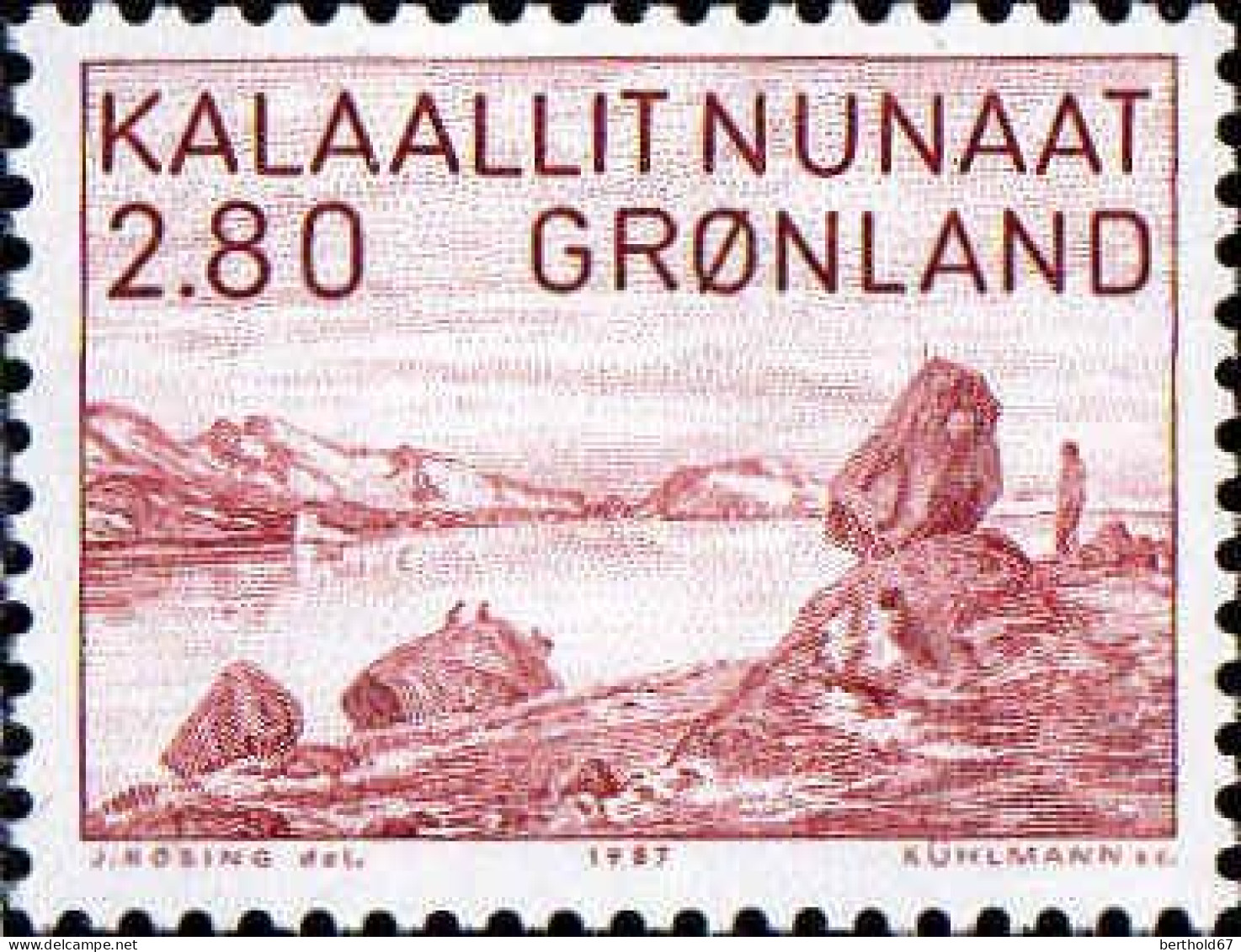 Groenland Poste N** Yv:160 Mi:172 Peteer Rosing - Nuevos