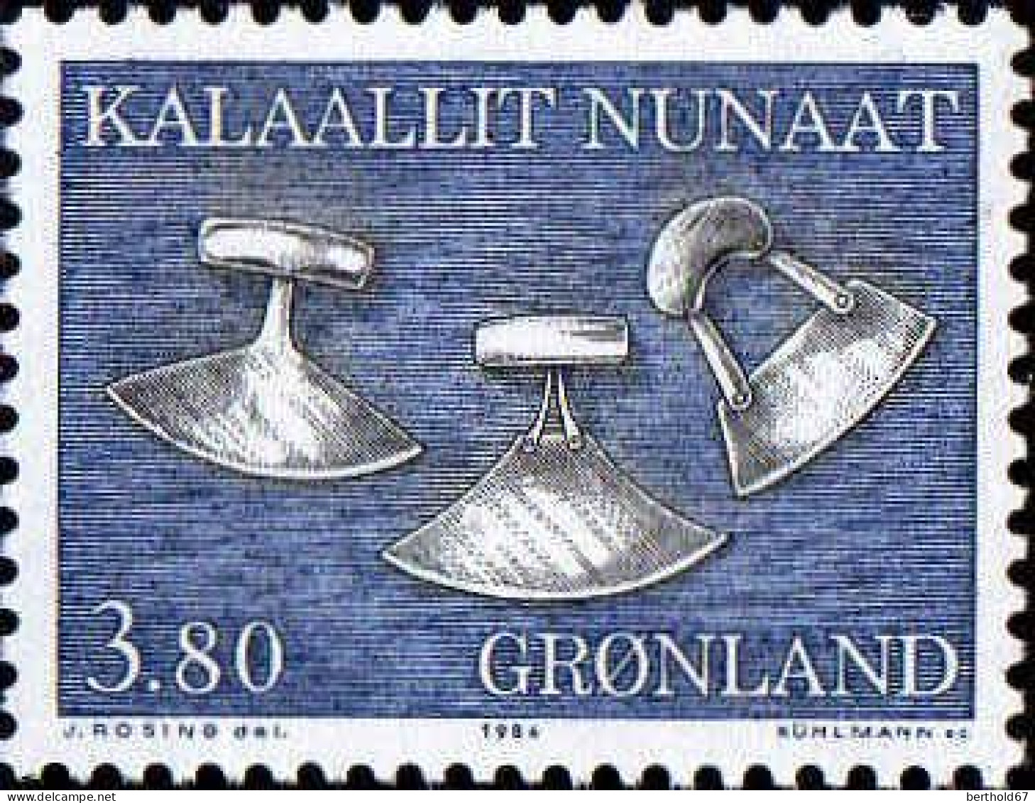 Groenland Poste N** Yv:153 Mi:165 Grattoirs à Peaux De Phoque - Unused Stamps