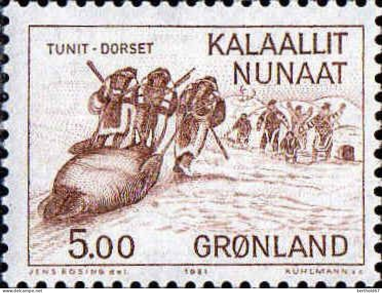 Groenland Poste N** Yv:120 Mi:132 Tunir-Dorset - Ongebruikt