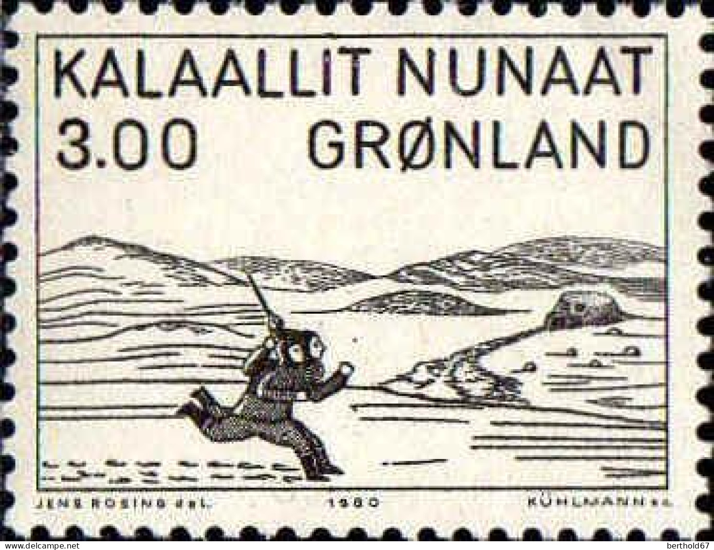 Groenland Poste N** Yv:112 Mi:124 Aron De Kangeq - Ongebruikt