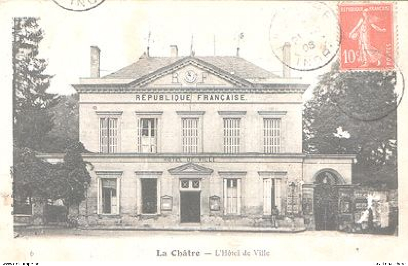 X10463 INDRE  LA CHATRE HOTEL DE VILLE - La Chatre