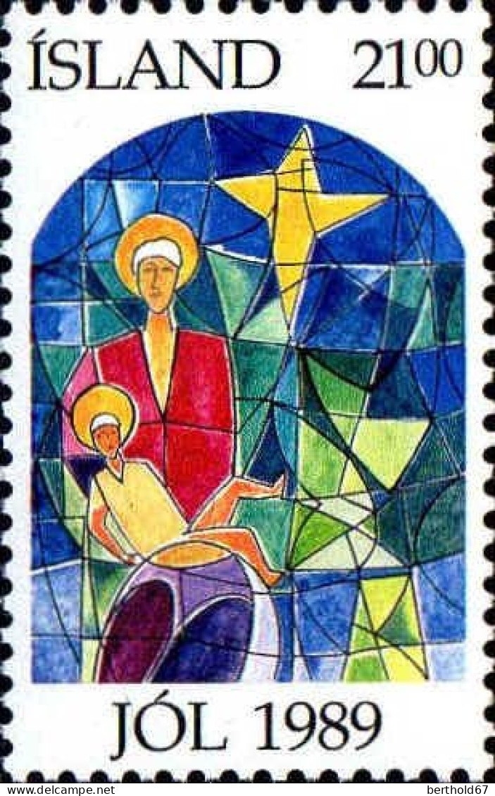Islande Poste N** Yv:665 Mi:712 Jól Marie & L'Enfant Jésus - Nuevos
