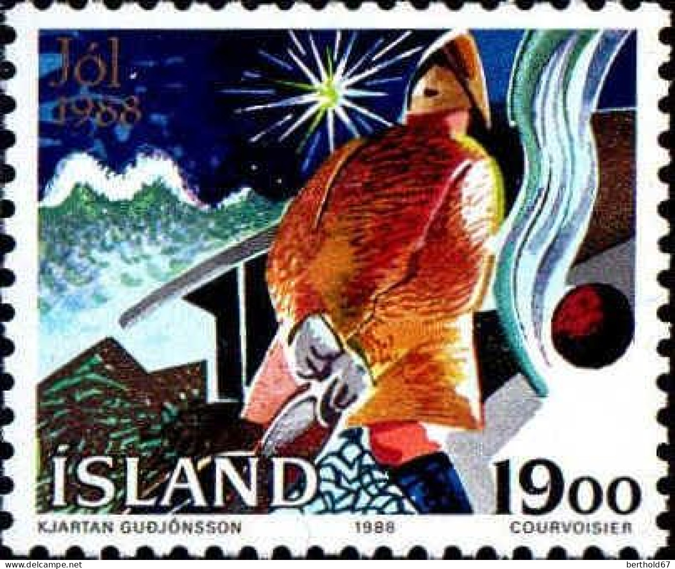 Islande Poste N** Yv:648 Mi:695 Jól Marin & étoile De Noël - Nuovi