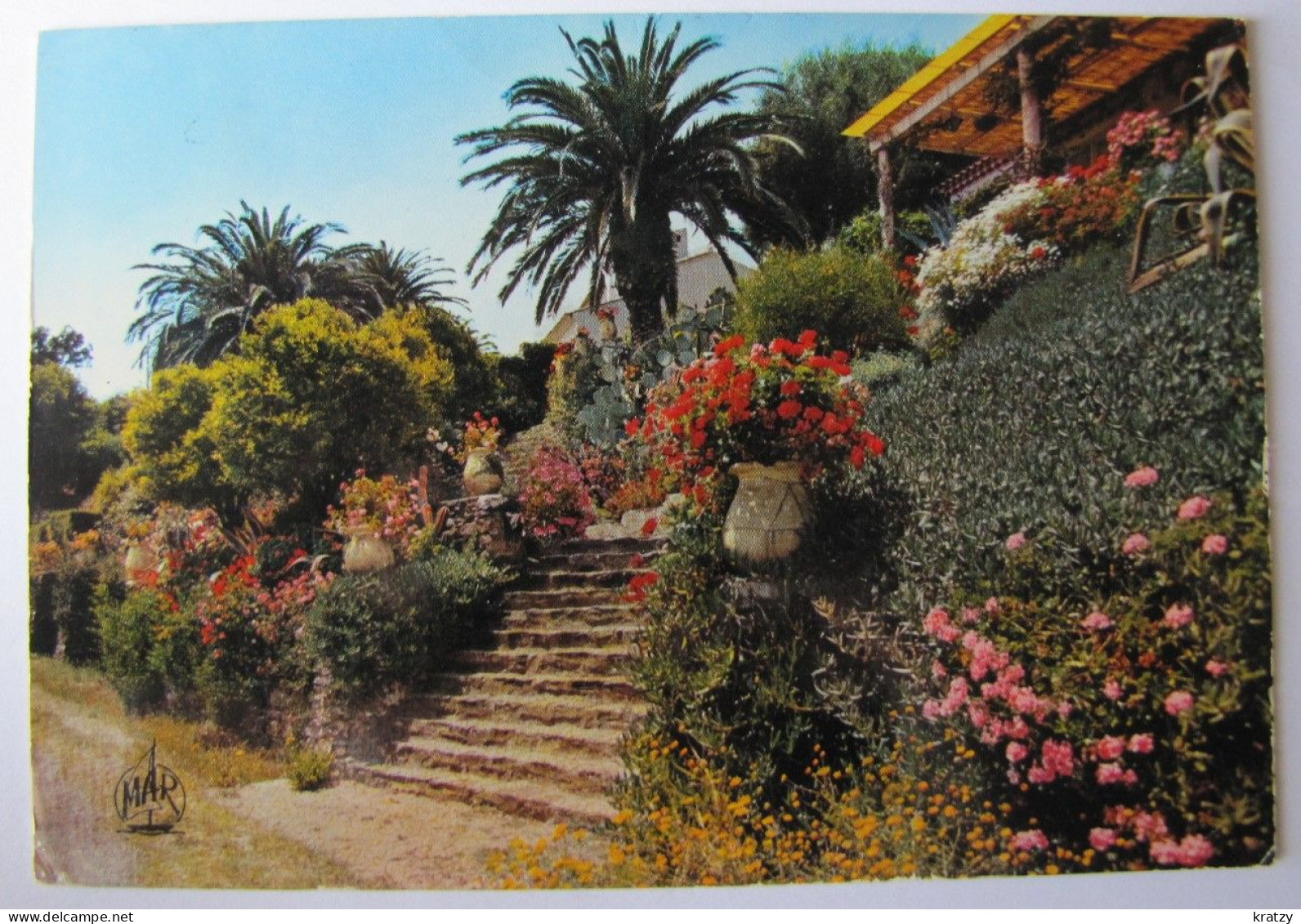 FRANCE - VAR - LE RAYOL - Escalier Fleuri - Rayol-Canadel-sur-Mer