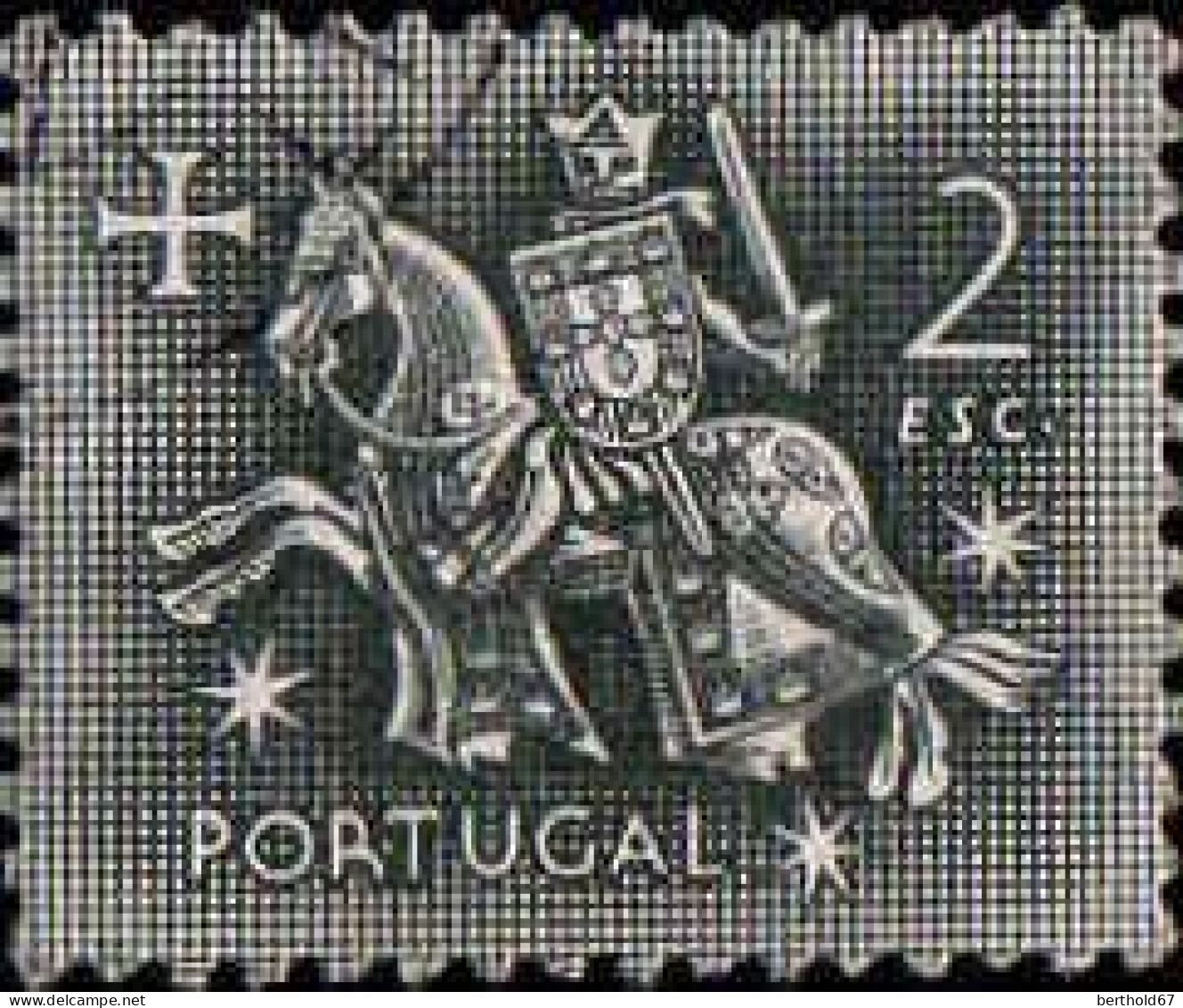 Portugal Poste Obl Yv: 782 Mi:800 Sceau Du Roi Denis (Beau Cachet Rond) - Usado