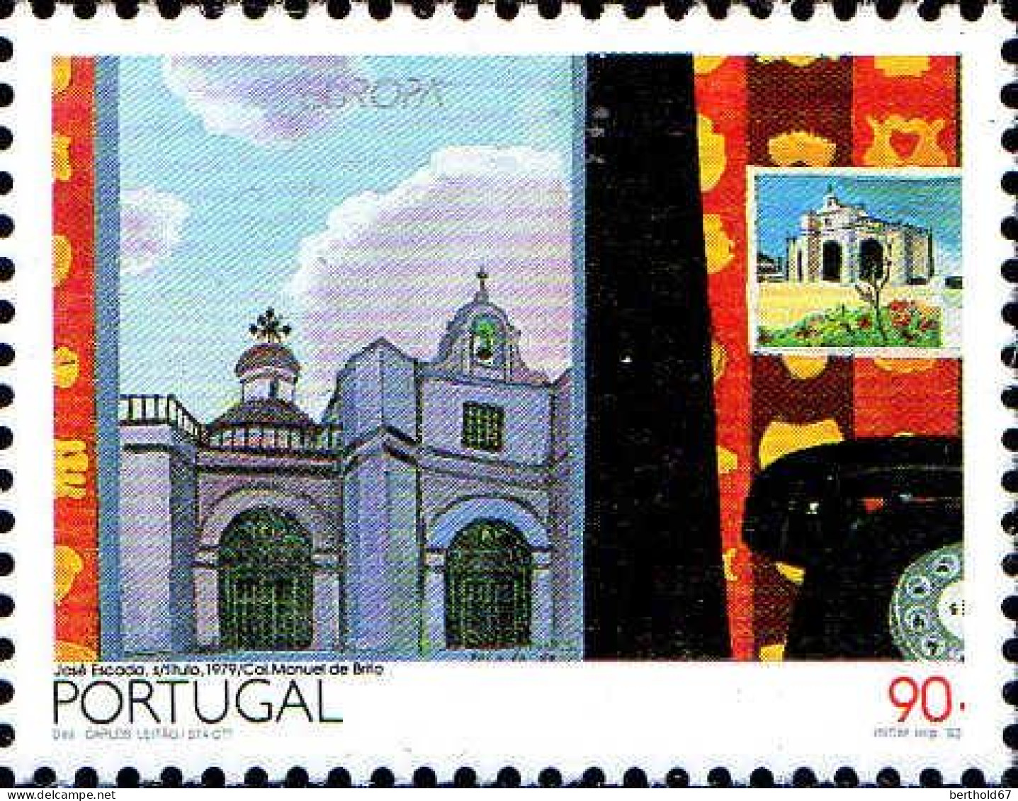 Portugal Poste N** Yv:1937 Mi:1959 Europa Jose Escada - Unused Stamps