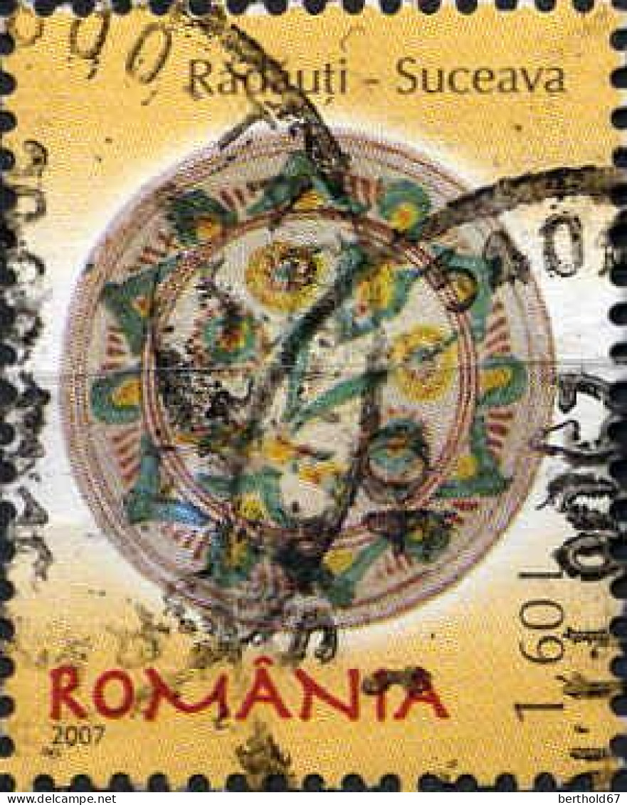 Roumanie Poste Obl Yv:5241 Mi:6225 Assiette Radauti-Suceava (Beau Cachet Rond) - Gebruikt