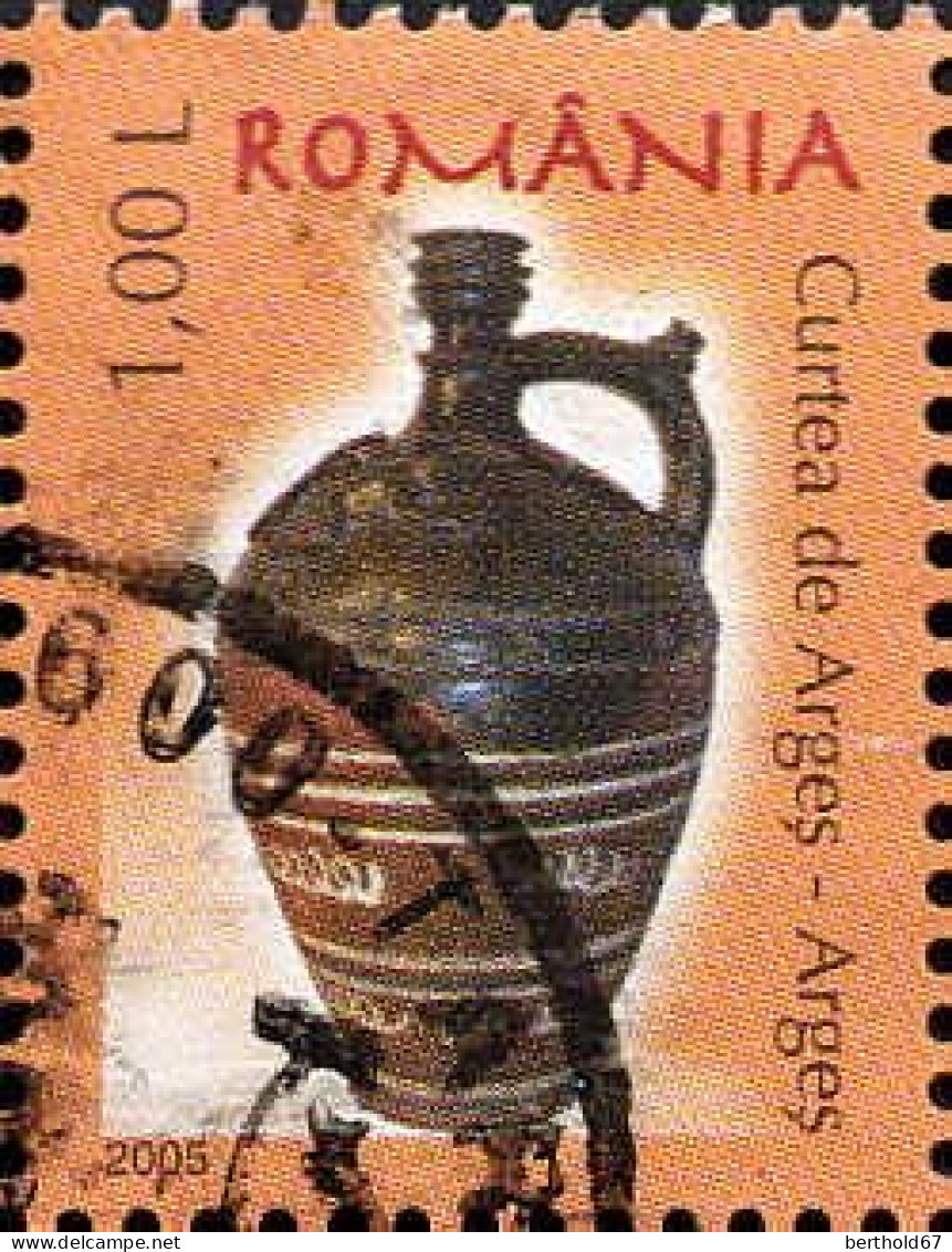 Roumanie Poste Obl Yv:5041 Mi:6008 Cruche Curtea De Arges-Arges (Beau Cachet Rond) - Oblitérés