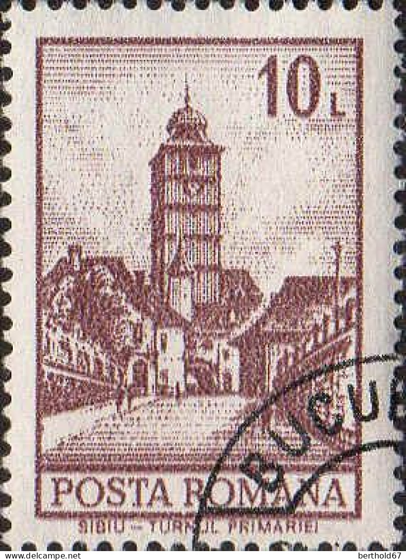 Roumanie Poste Obl Yv:2789 Mi:3097 Sibiu Turmal Primariei (Beau Cachet Rond) - Used Stamps