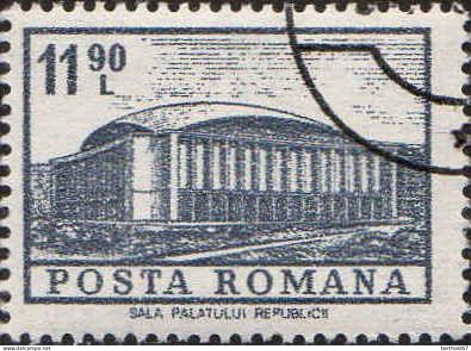 Roumanie Poste Obl Yv:2790 Mi:3098 Sala Palatului Republici (Beau Cachet Rond) - Usati