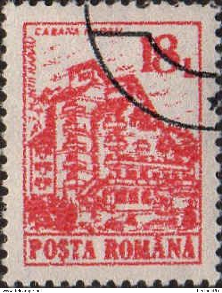 Roumanie Poste Obl Yv:3966/3970 Hôtels & Auberges Serie 2 (TB Cachet Rond) - Gebraucht