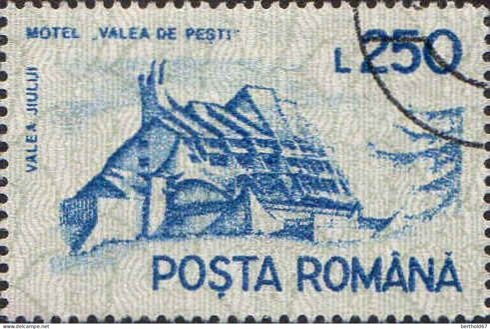 Roumanie Poste Obl Yv:3976A/3976F Hôtels & Auberges Serie 4 (Beau Cachet Rond) - Oblitérés