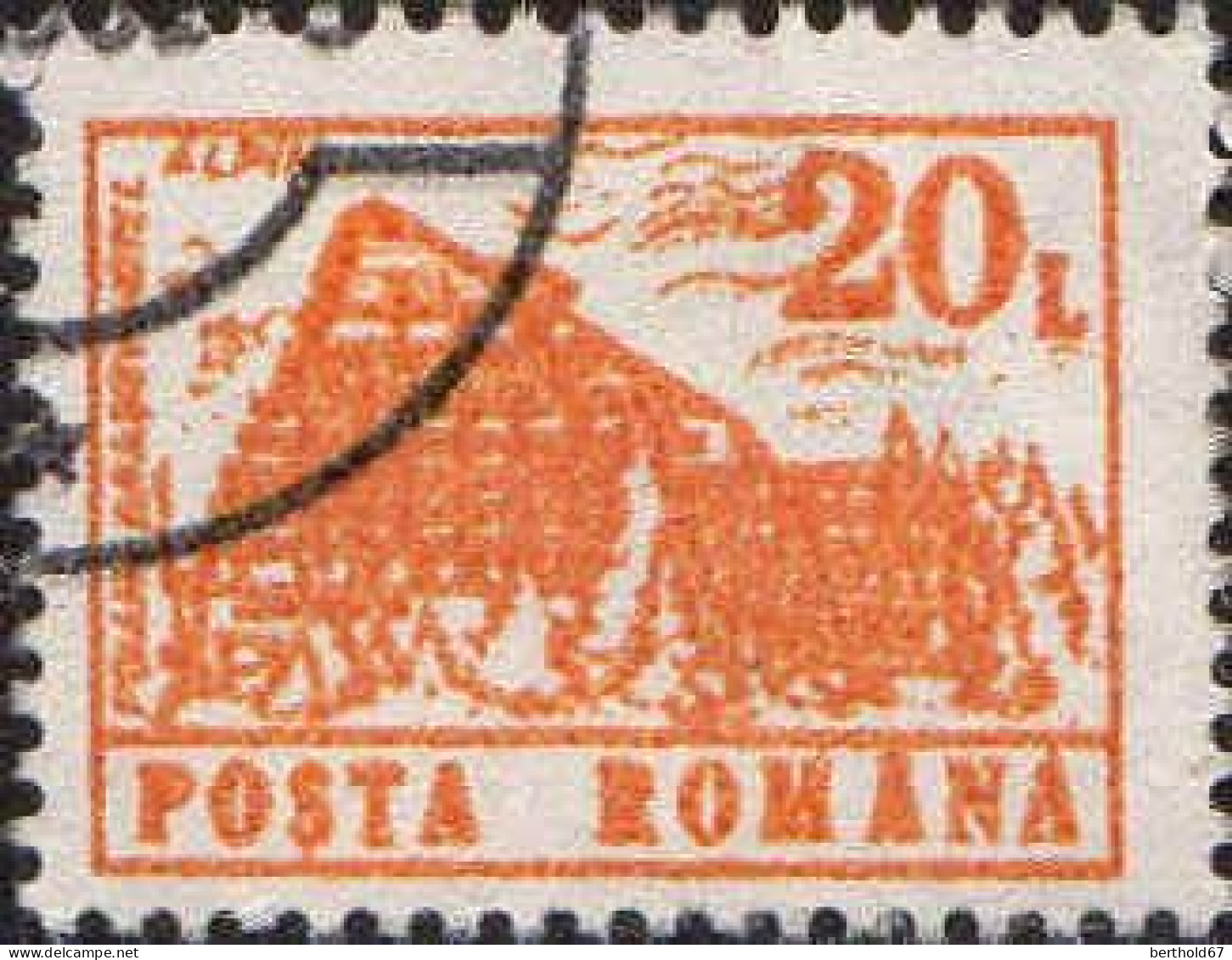 Roumanie Poste Obl Yv:3971/3976 Hôtels & Auberges Serie 3 (Beau Cachet Rond) - Gebruikt