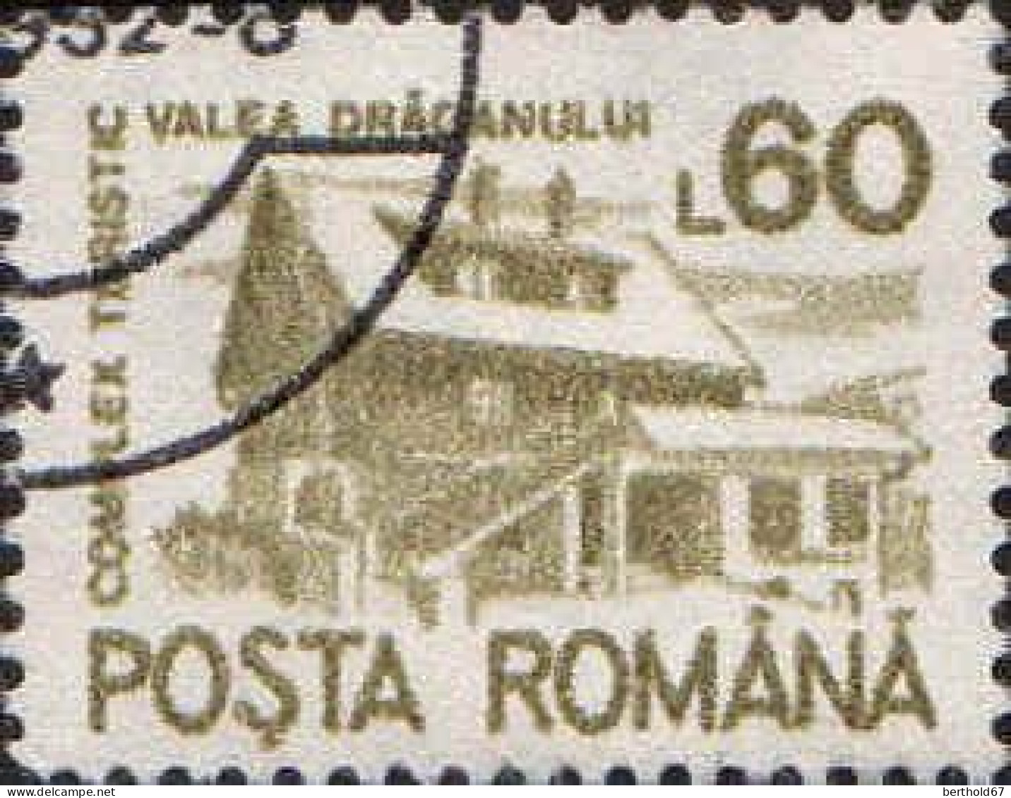 Roumanie Poste Obl Yv:3971/3976 Hôtels & Auberges Serie 3 (Beau Cachet Rond) - Oblitérés