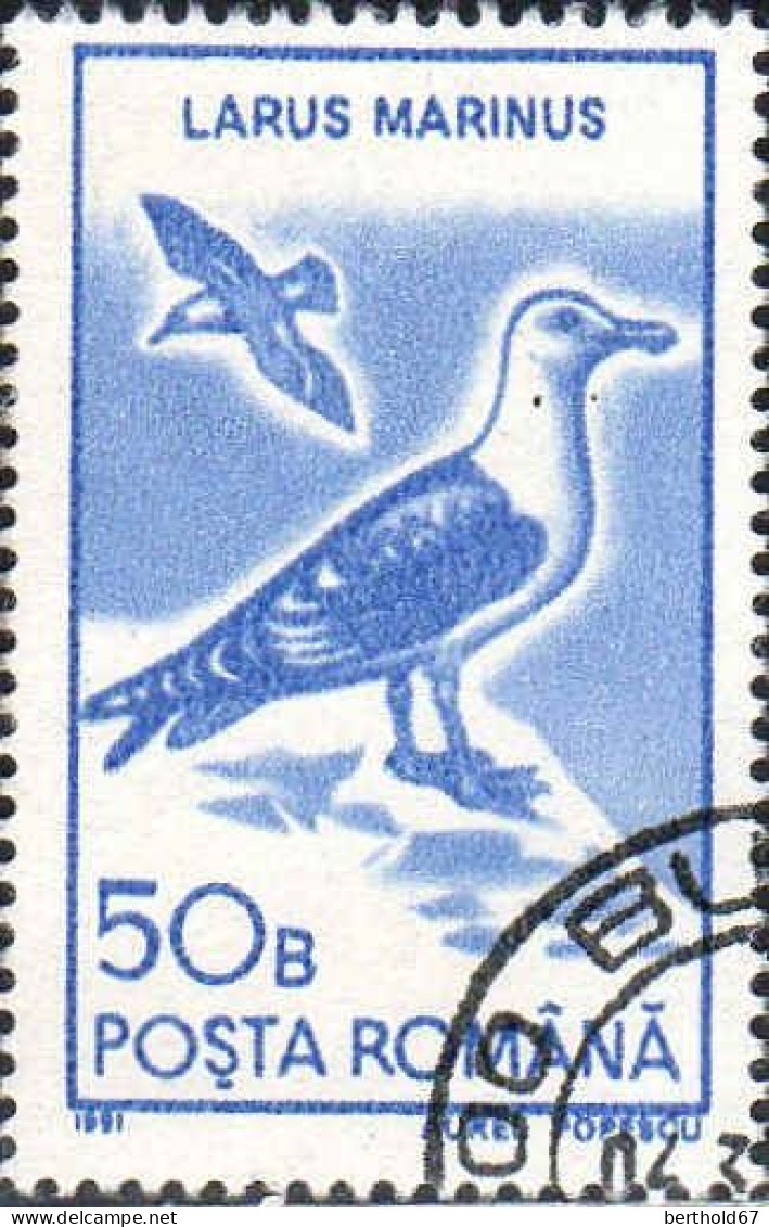 Roumanie Poste Obl Yv:3921/3930 Oiseaux (TB Cachet Rond) - Usado