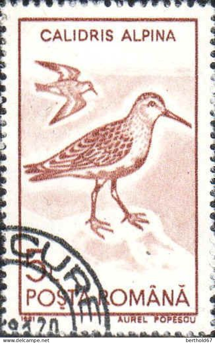 Roumanie Poste Obl Yv:3921/3930 Oiseaux (TB cachet rond)