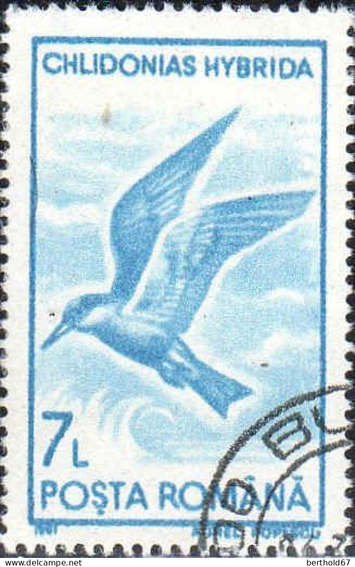 Roumanie Poste Obl Yv:3921/3930 Oiseaux (TB cachet rond)