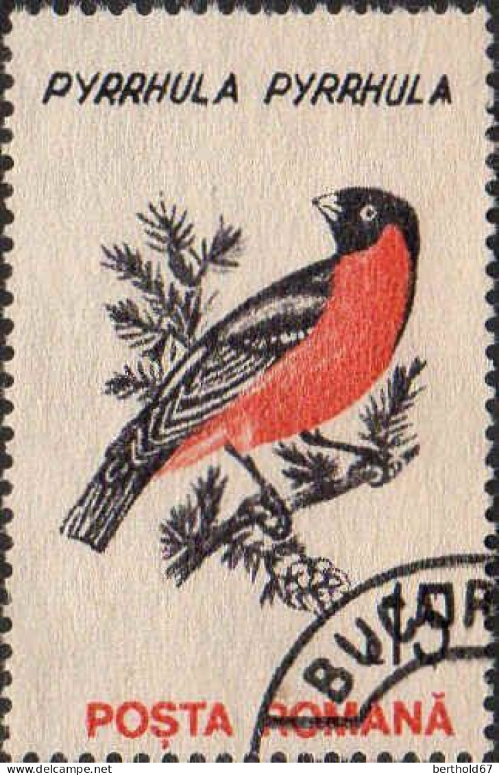 Roumanie Poste Obl Yv:4065/4074 Oiseaux (TB Cachet Rond) - Oblitérés