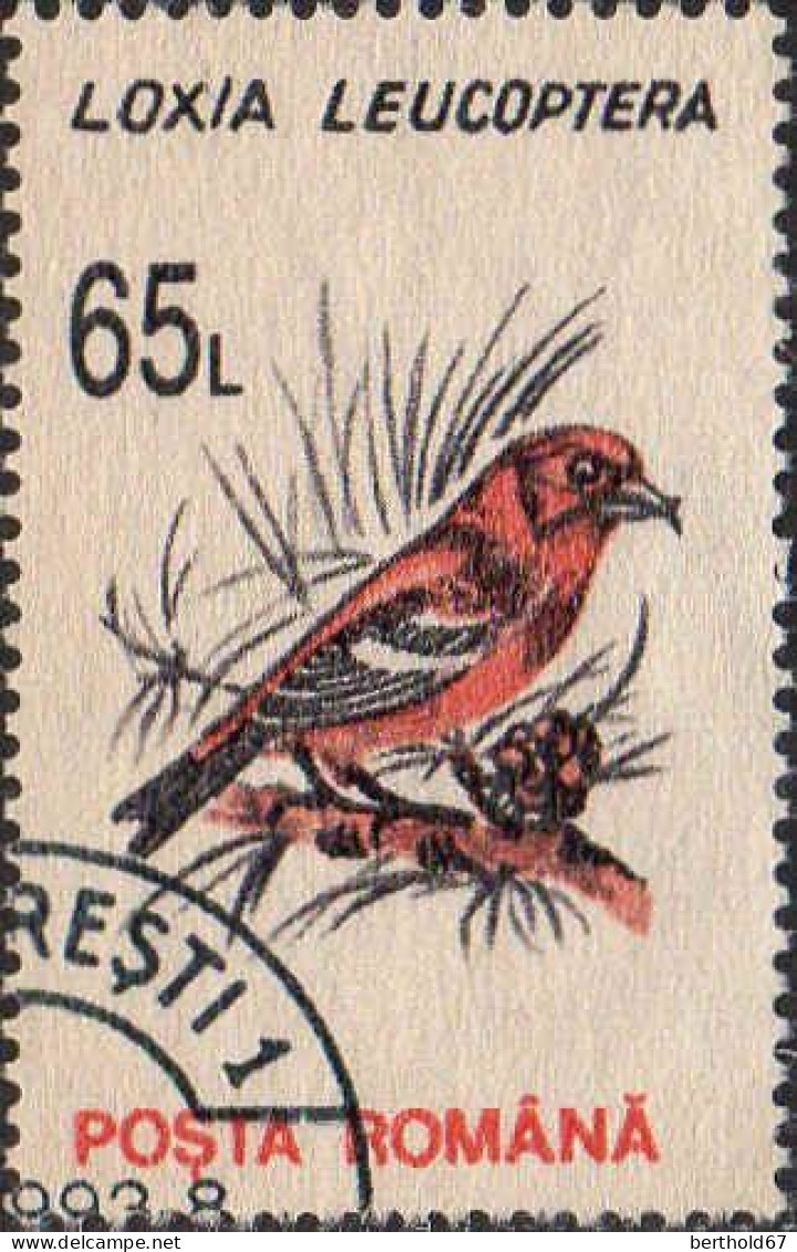 Roumanie Poste Obl Yv:4065/4074 Oiseaux (TB cachet rond)