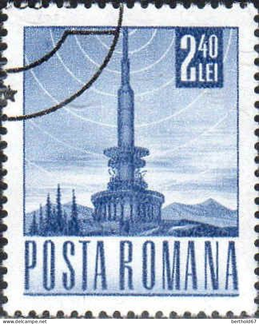 Roumanie Poste Obl Yv:2353/2366 Poste & transport (Beau cachet rond)