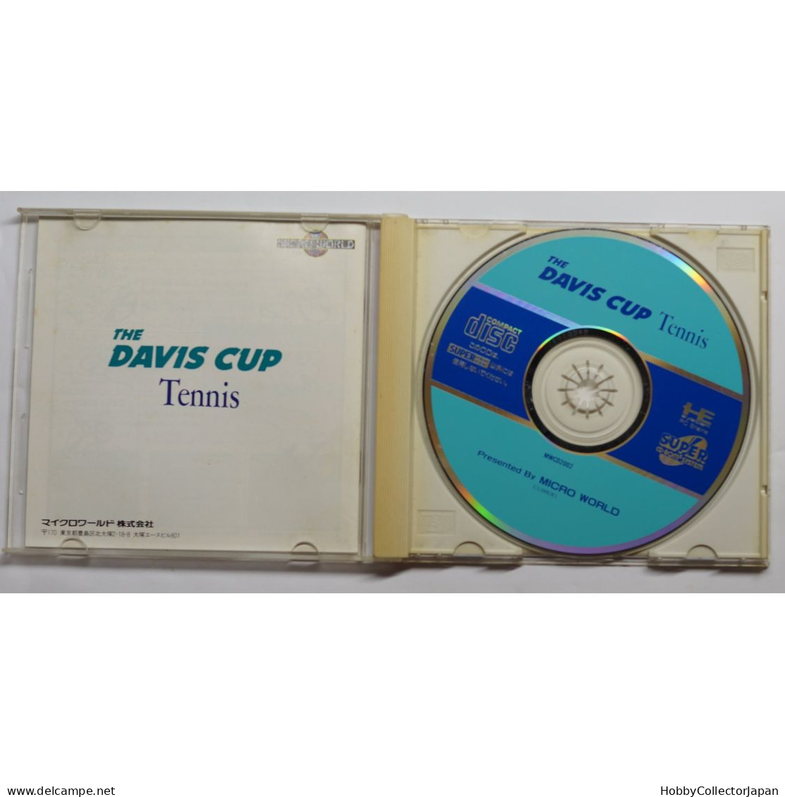 PC Engine Game JPN The Davis Cup Tennis MWCD2002 - Andere & Zonder Classificatie