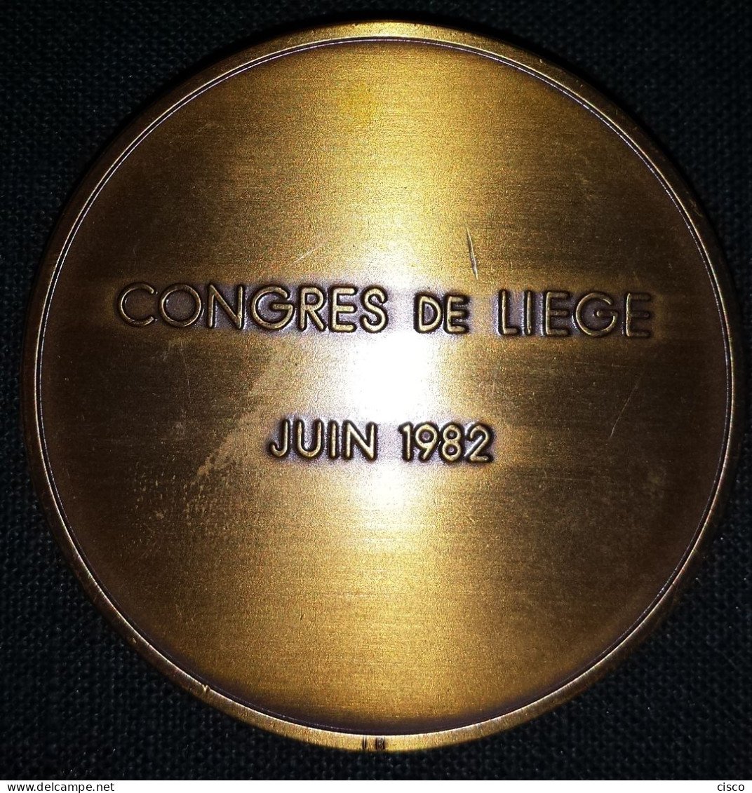 BELGIQUE Médaille Congrès De CNPPA NCPGR Liège Juin 1982 Président National - Monarquía / Nobleza