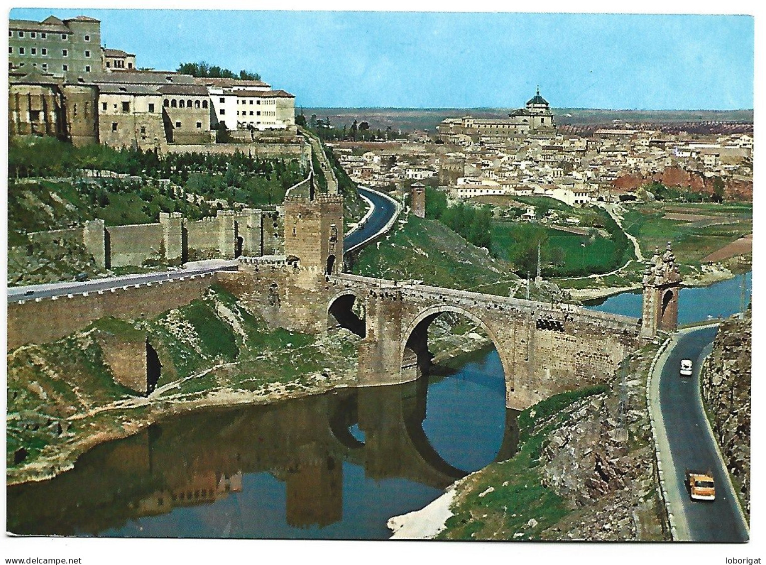 PUENTE DE ALCANTARA Y VISTA PARCIAL / ALCÁNTARA'S BRIDGE AND PARTIAL VIEW.- TOLEDO.- ( ESPAÑA). - Toledo