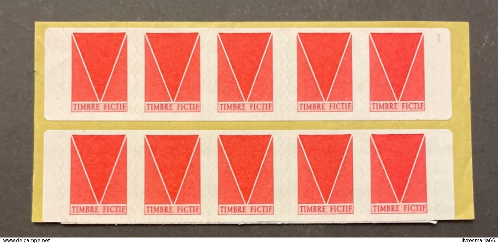 CARNET TIMBRES FICTIFS - Fictifs