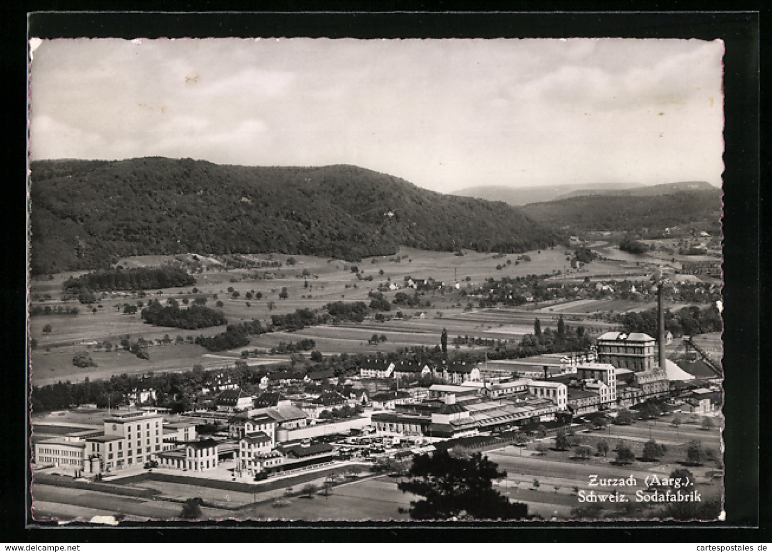 AK Zurzach, Panoramablick Auf Die Schweiz. Sodafabrik  - Zurzach