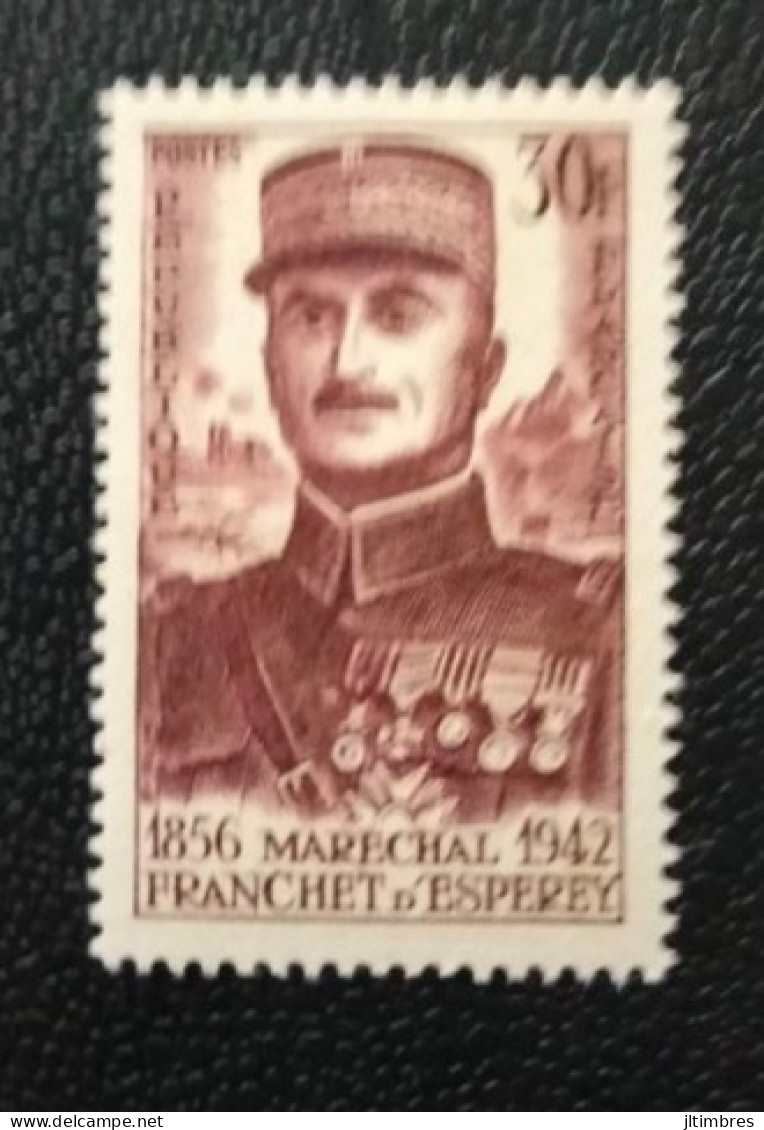 FRANCE (1956) : 1064 Neuf**. Centenaire De La Naissance Du Maréchal Franchet D'Esperey - Nuovi