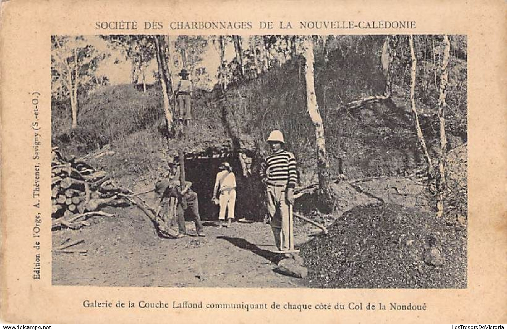 Nouvelle Calédonie - Galerie De La Couche Laffond Communiquant De Chaque Côté Du Col  - Carte Postale Ancienne - New Caledonia