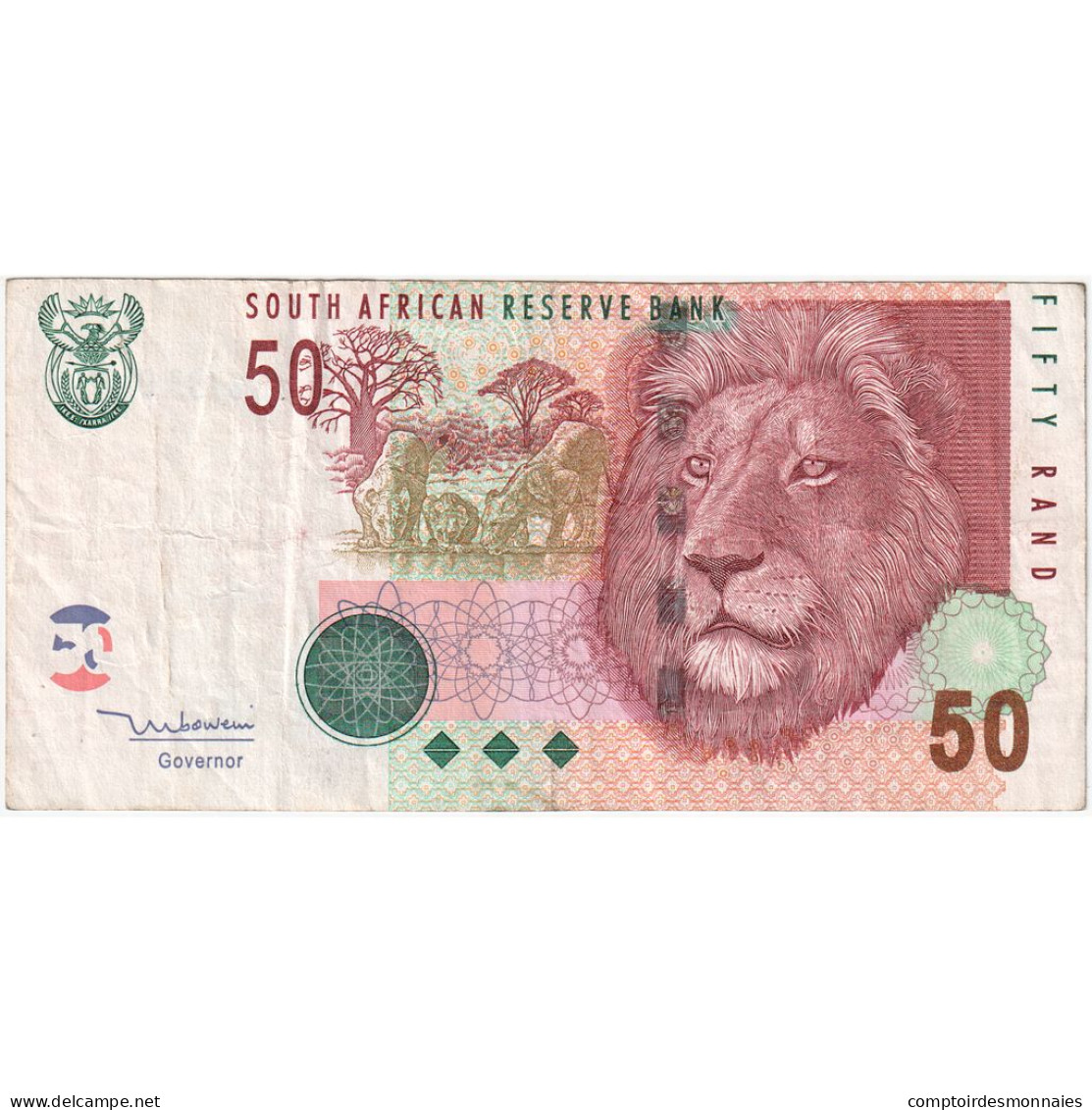 Afrique Du Sud, 50 Rand, 2005, KM:130b, TB+ - Südafrika