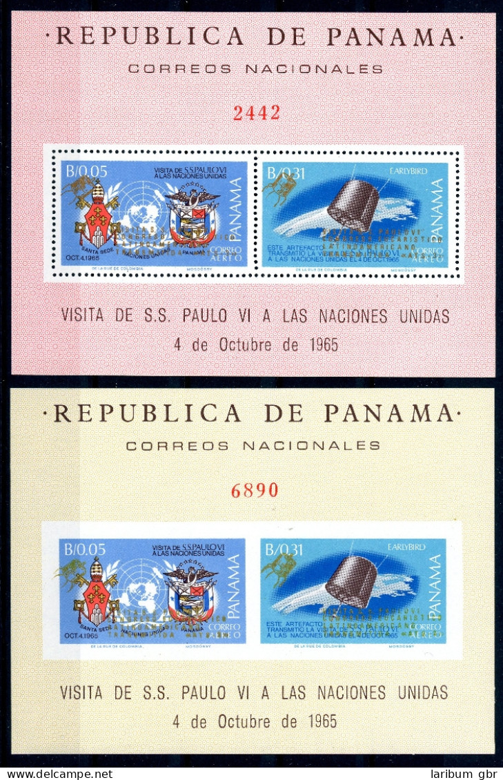 Panama Block 96 A + B Postfrisch Papstbesuch 1965 #IU990 - Panama