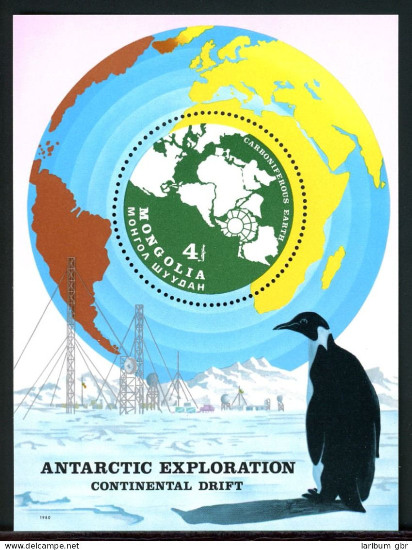 Mongolei Block 67 Postfrisch Antarktis-Forschung #JQ814 - Mongolei