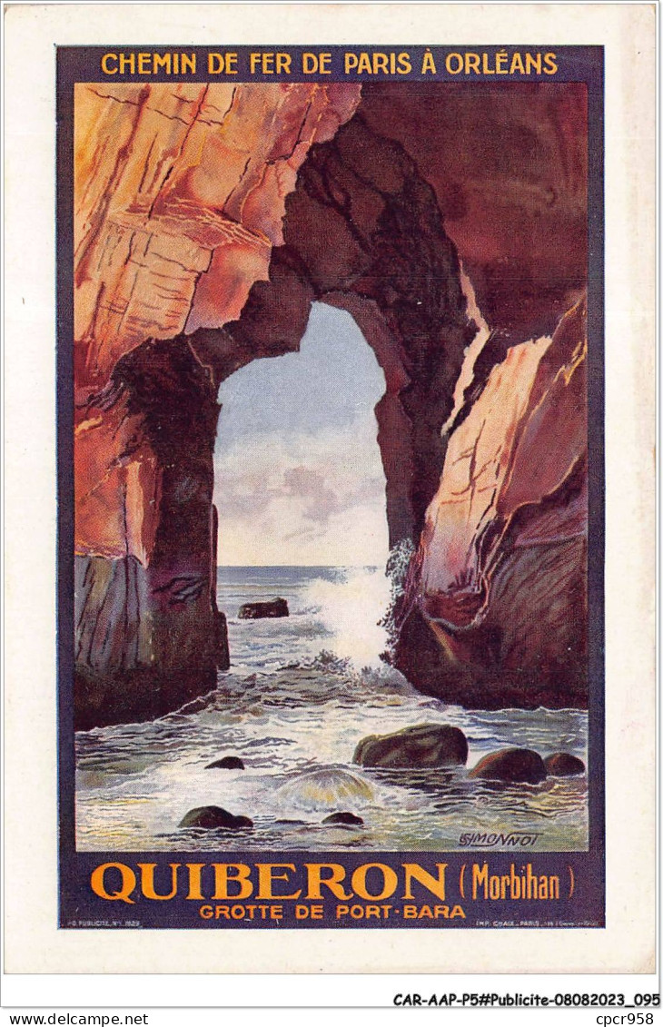 CAR-AAPP5-0381 - PUBLICITE - Quiberon - Grotte De Port-bara - Publicité