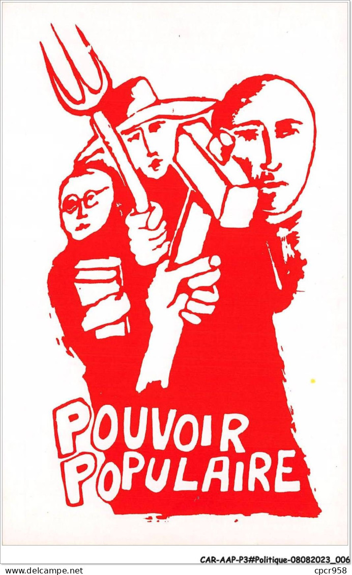CAR-AAPP3-0170 - POLITIQUE - Les Affiches De Mai 68 - Pouvoir Populaire - Partis Politiques & élections