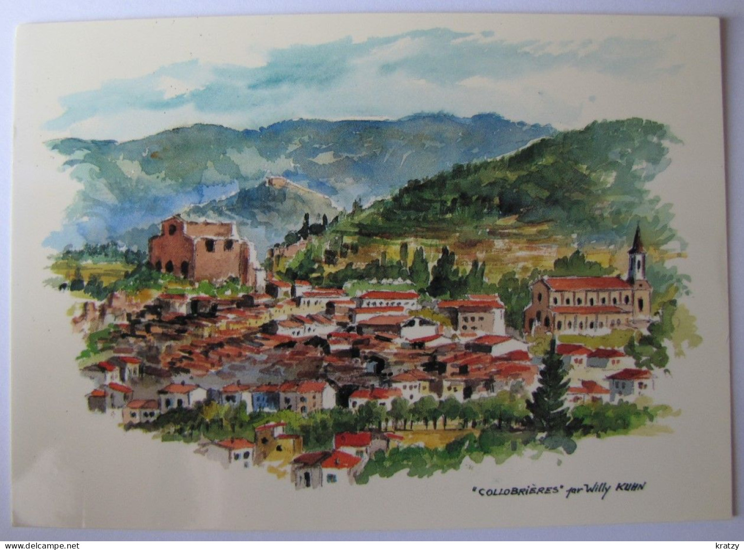 FRANCE - VAR - COLLOBRIERES - Panorma Par Willy Kuhn - Collobrieres