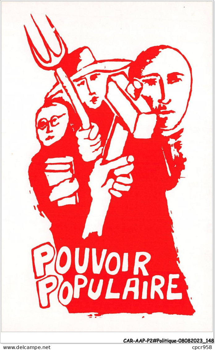 CAR-AAPP2-0157 - POLITIQUE - Les Affiches De Mai 68 - Pouvoir Populaire - Partiti Politici & Elezioni