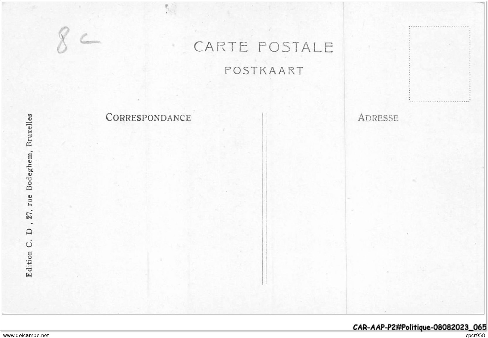 CAR-AAPP2-0115 - POLITIQUE - M Poincaré - Président De La République Française - Personnages