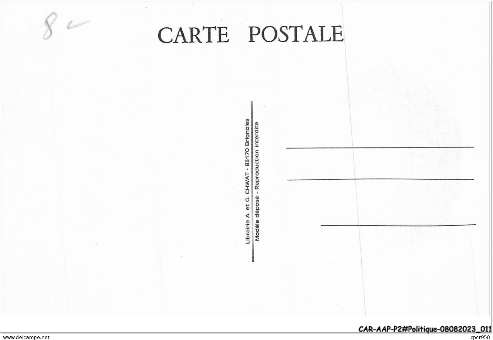 CAR-AAPP2-0088 - POLITIQUE - Pauvre Mecque - Personnages