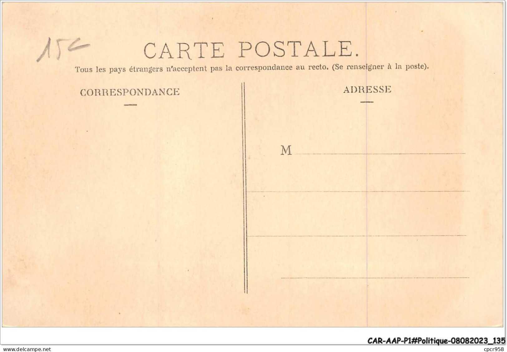 CAR-AAPP1-0068 - POLITIQUE - Clemenceau - Personnages