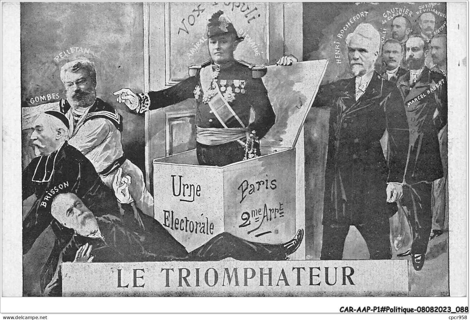 CAR-AAPP1-0045 - POLITIQUE - Le Triomphateur - Political Parties & Elections