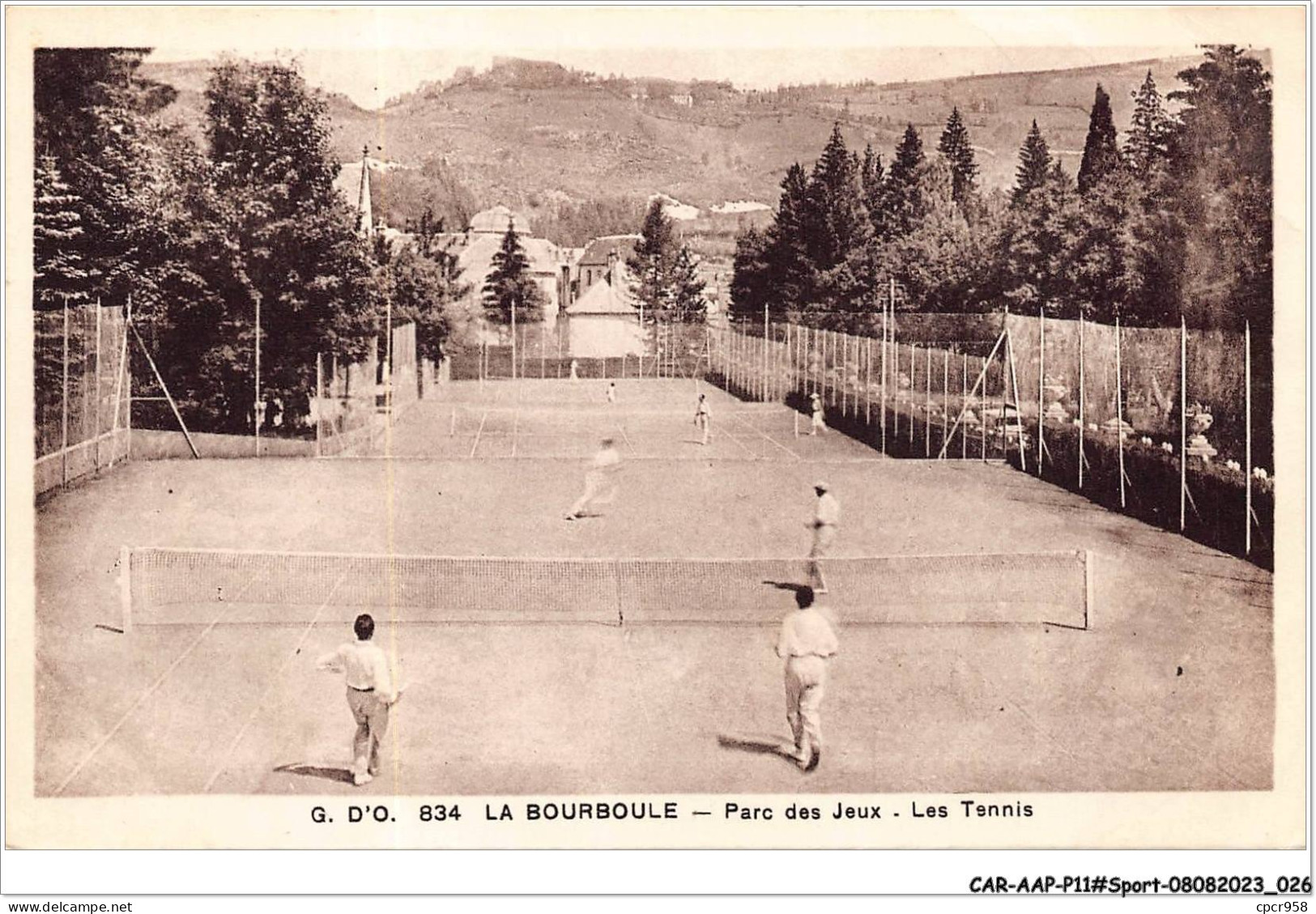 CAR-AAPP11-0883 - SPORTS - La Bourboule - Parc Des Jeux - Les Tennis - Tennis