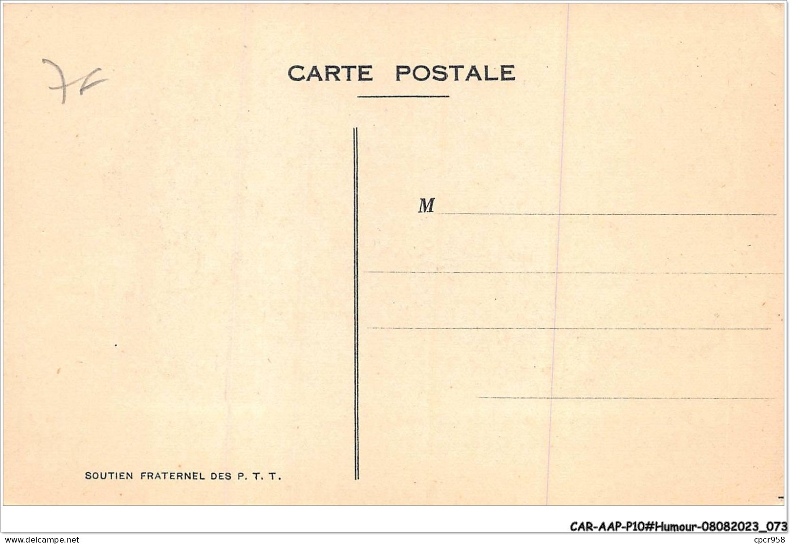 CAR-AAPP10-0806 - HUMOUR - Voilà Que Vous Renversez Une Vieille Dame Et Vous Dites Facteur-revelateur - Humor