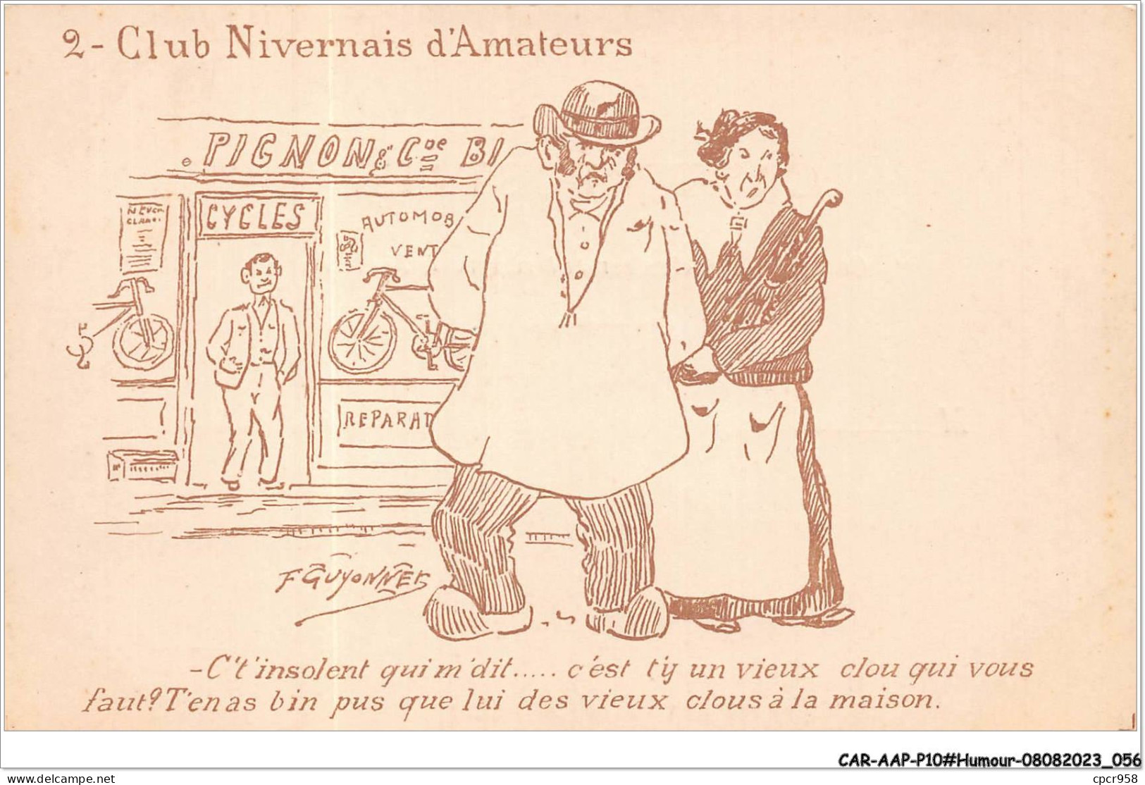 CAR-AAPP10-0798 - HUMOUR - Club Nivernais D'amateurs - Humor