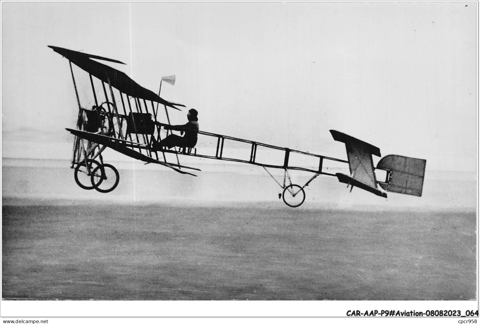 CAR-AAPP9-0737 - AVIATION - 1909 - à Juvisy - Le Biplan Goupy - ....-1914: Precursors