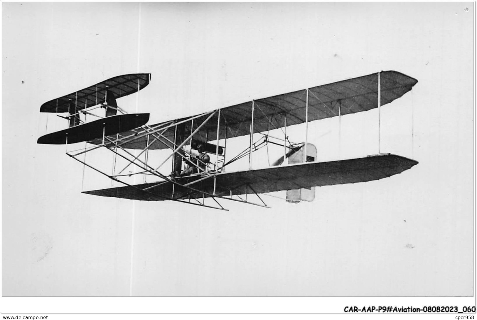 CAR-AAPP9-0735 - AVIATION - Le 18 Octobre 1909 - Le Comte De Lambert Sur Wright Va Boucler La Tour Eiffel - ....-1914: Voorlopers