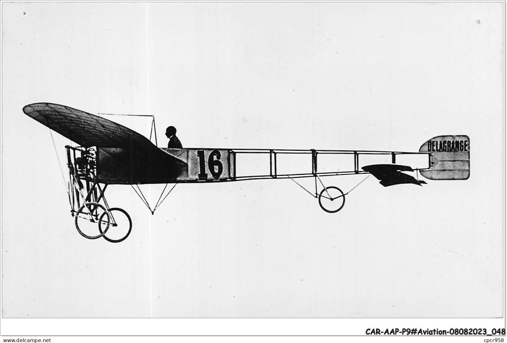 CAR-AAPP9-0729 - AVIATION - En 1909 - Le Blériot De Delagrange - ....-1914: Précurseurs