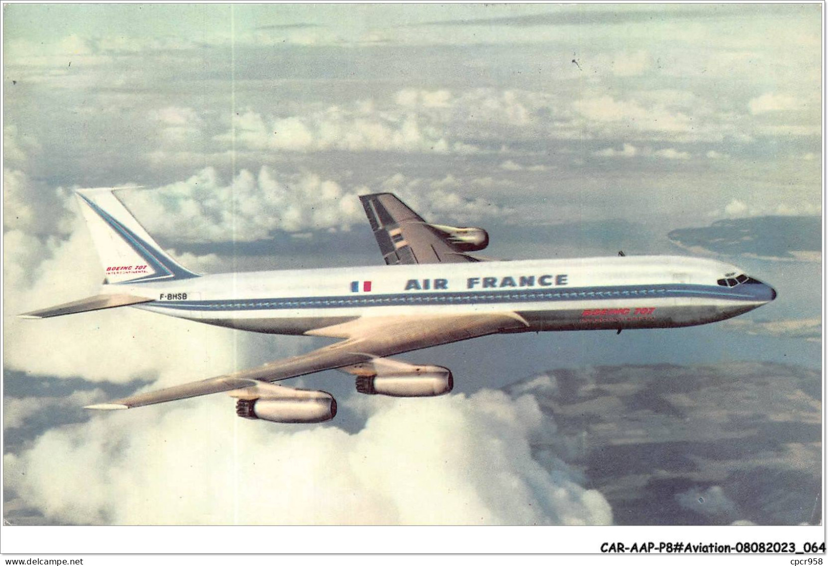 CAR-AAPP8-0663 - AVIATION - Boeing 707 Intercontinental - 1946-....: Era Moderna