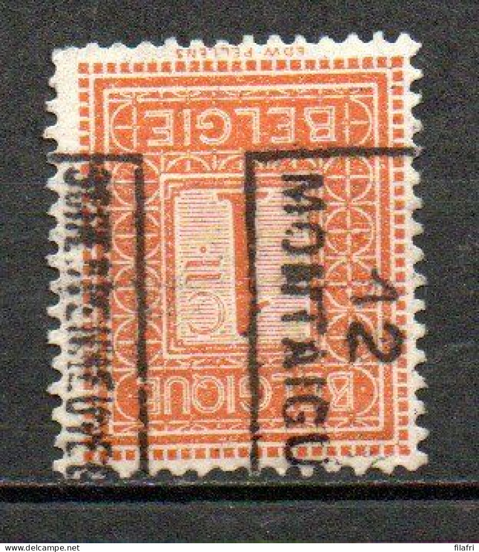 2028 Voorafstempeling Op Nr 108 - SCHERPENHEUVEL 12 MONTAIGU - Positie B - Roller Precancels 1910-19